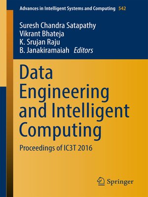 cover image of Data Engineering and Intelligent Computing